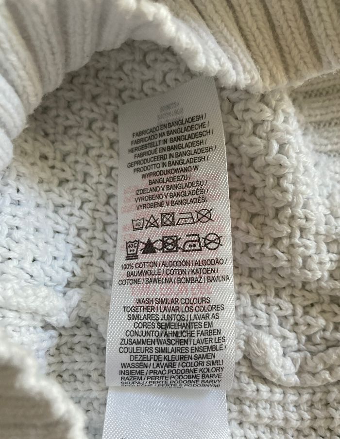 pull en maille de coton taille XS - photo numéro 6