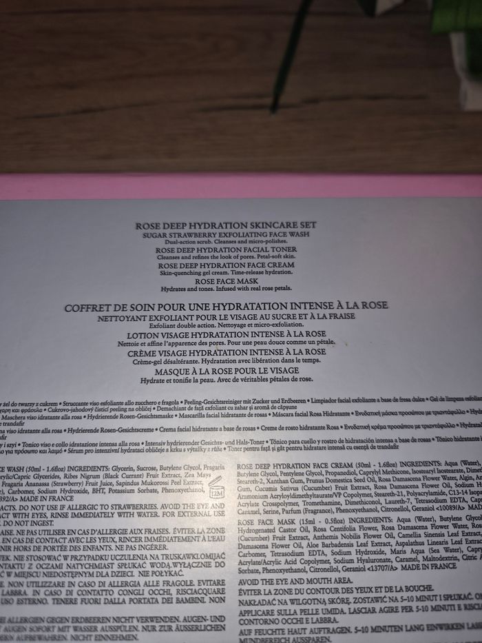 Coffret rose deep hydratation Fresh - photo numéro 4