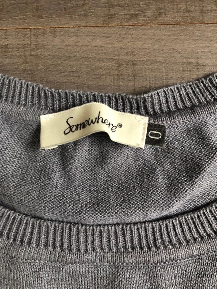 Petit pull léger manches courtes Somewhere taille 34/36 - photo numéro 2