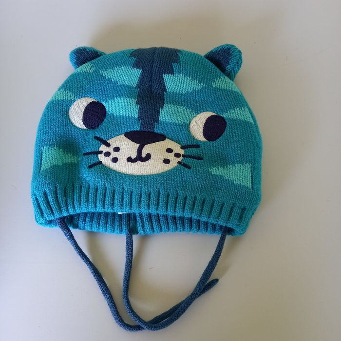 Bonnet chat bleu Dpam 18/24 mois - etb1
