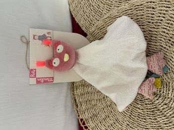 Doudou Moulin Roty Mademoiselle Et Ribambelle Rose Banc Jaune
