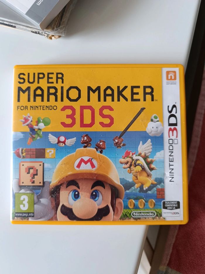 Jeu Nintendo Super Mario Maker - Nintendo 3DS – Jeux complet en boite TBE