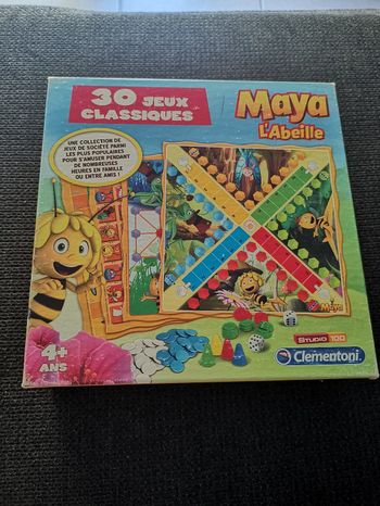 Boite 30 jeux de société Maya l'abeille