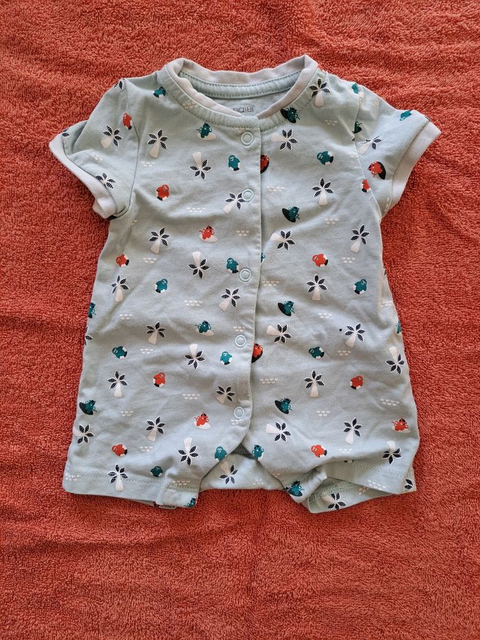 Combi short coton