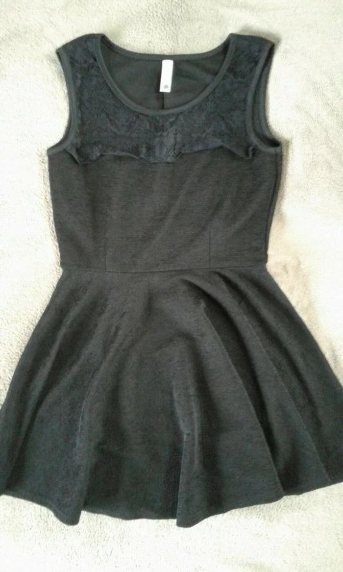 Robe courte tunique noire