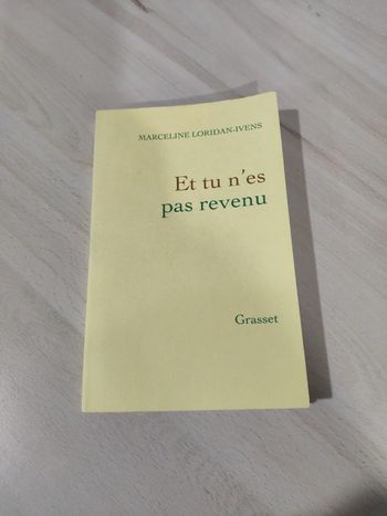 Livre Et tu n'es pas revenu Loridan Ivens