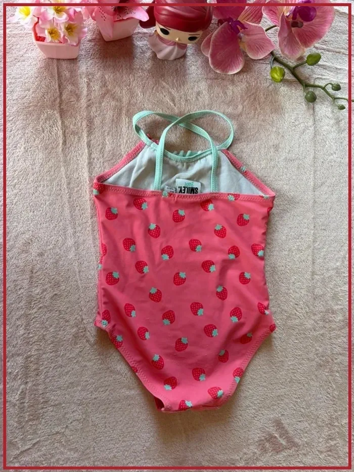 Maillot de bain 1 pièce Smiley Baby - Fraises 🍓 - 23 mois (86 cm) - photo numéro 3