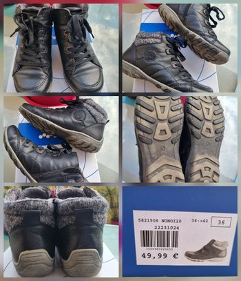 ❄️ Chaussures d’hiver fourrées – Pointure 36 – Très bon état