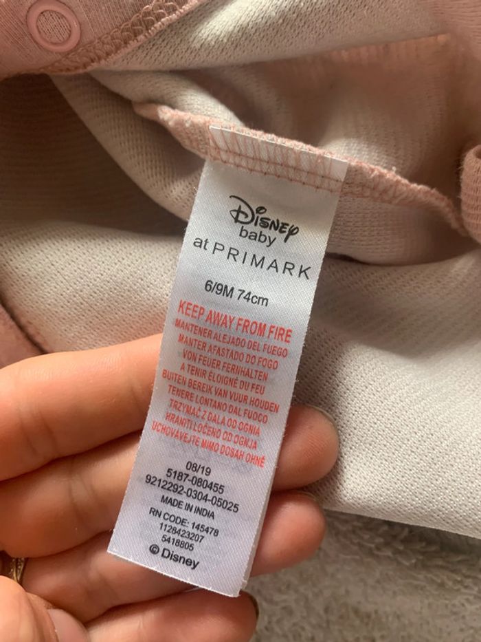 Joli ensemble Minnie Disney combinaison salopette + body - photo numéro 5
