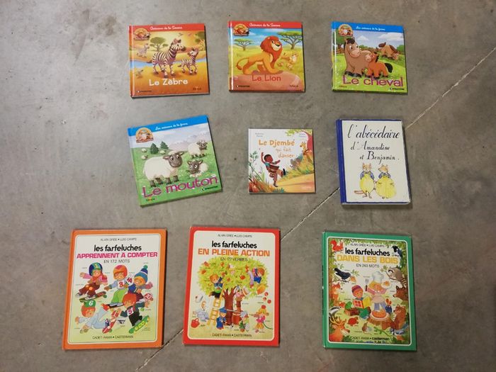 Livres enfant et ado 1e PIECE. 50 titres dispo