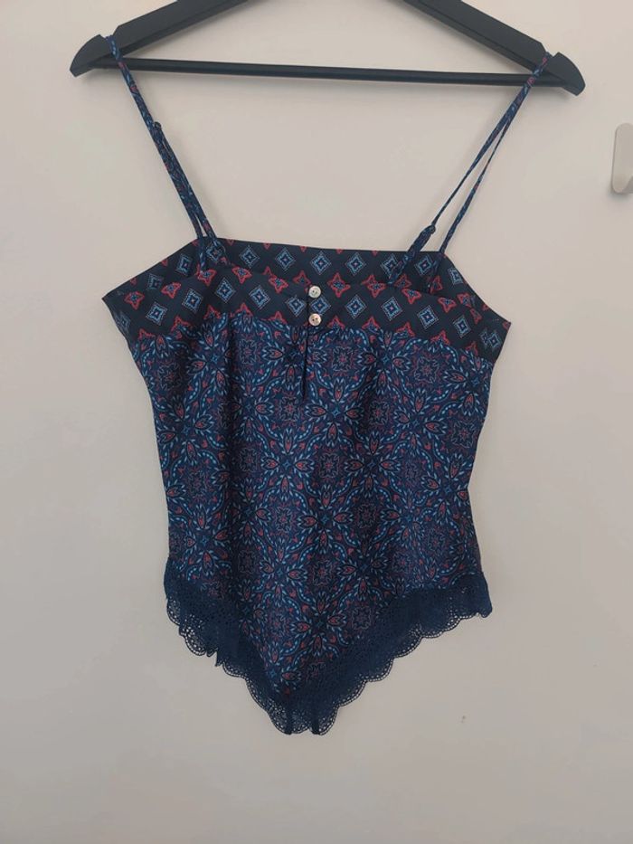 Débardeur en dentelle Etam S coupe bandana - photo numéro 3