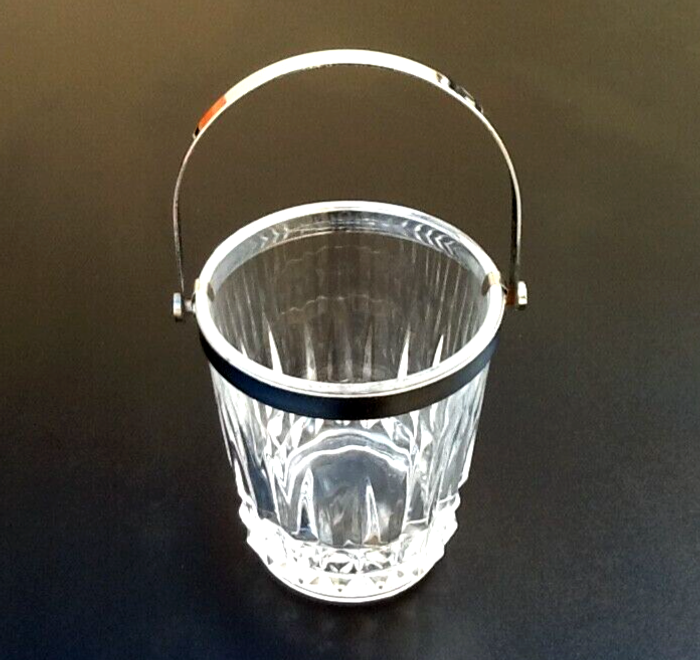 Années 1970 Seau à glace Cristal d' Arques modèle Villandry