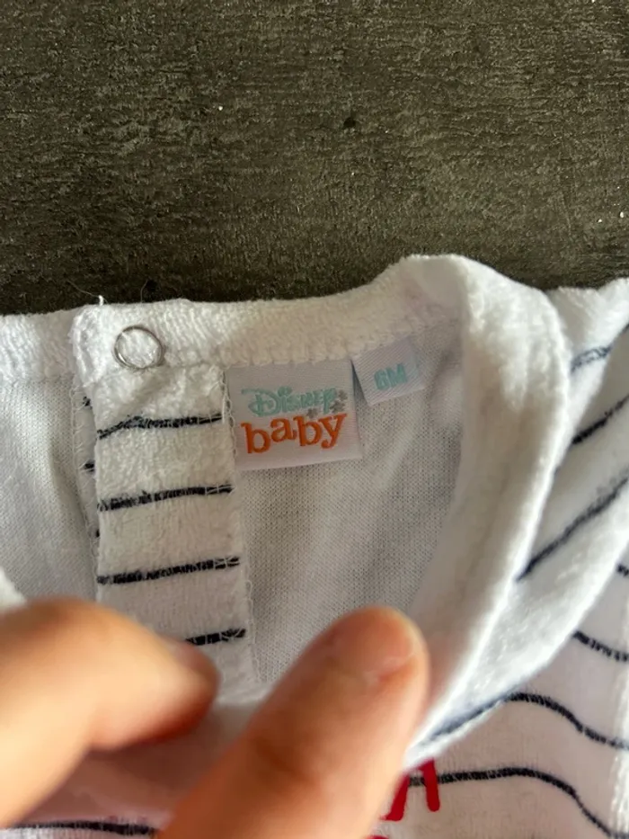 Pyjama 1 pièce , Minnie bébé fille, 6 mois - photo numéro 2