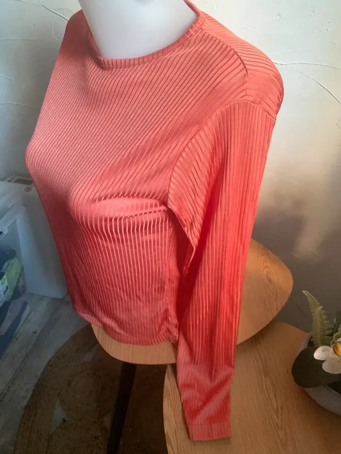 TEE shirt bergères de France taille 38manches longues - photo numéro 3