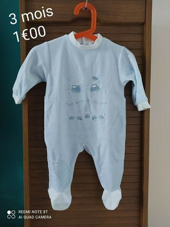 Pyjama Taille 3 mois