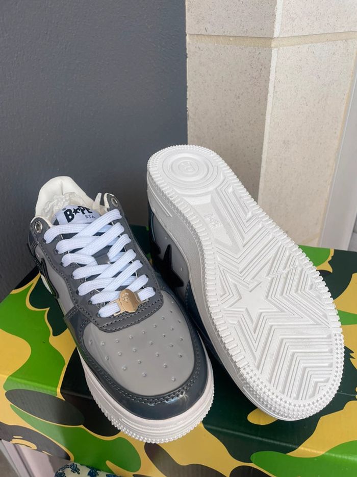 Baskets A Bathing Ape BAPE Sta Low Noir et blanc - photo numéro 17