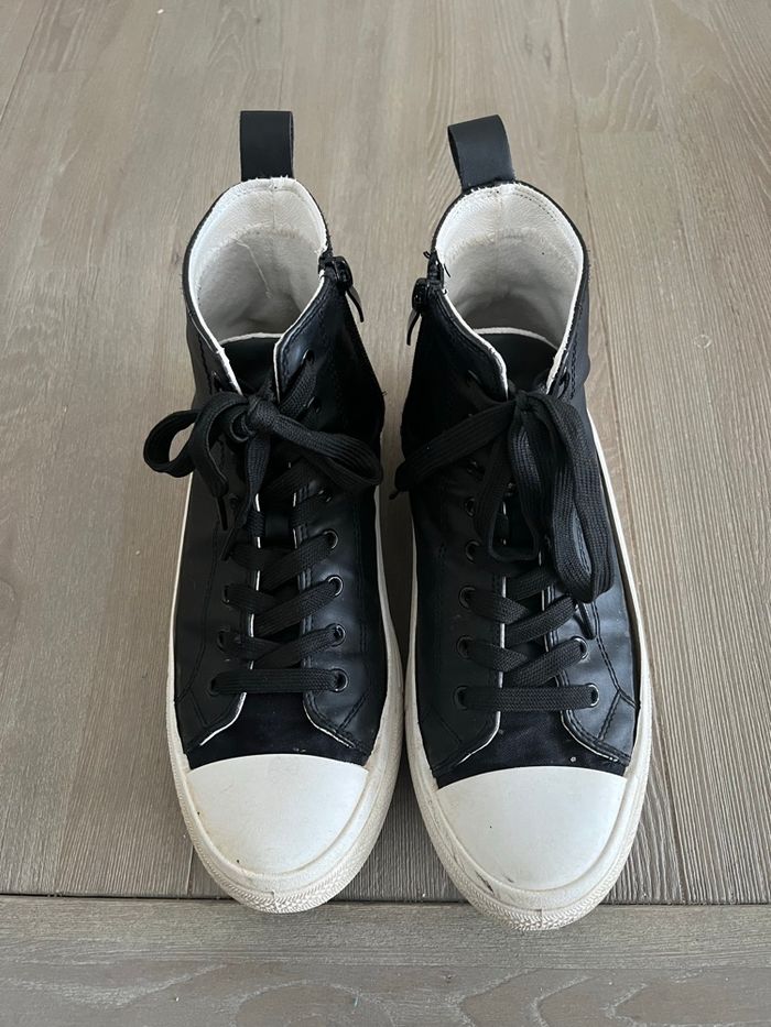 Baskets noires P 39 avec zip - photo numéro 2