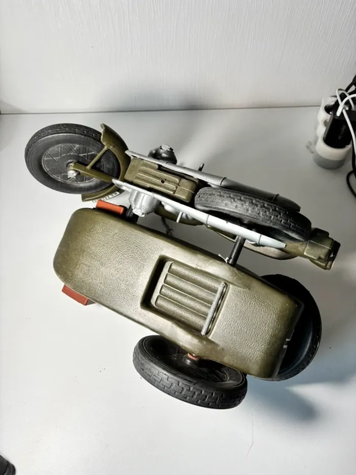 Véhicule cherliea Sidecar moto pour figurine action Joe Hasbro , Big Jim - photo numéro 7