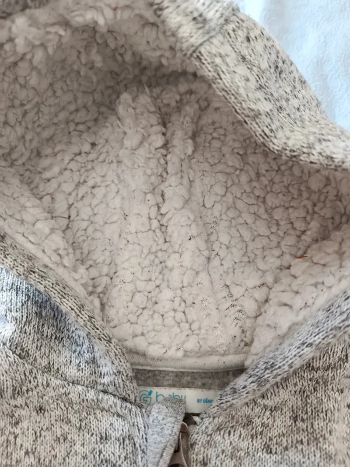 Gilet gris 12mois Gémo - photo numéro 6