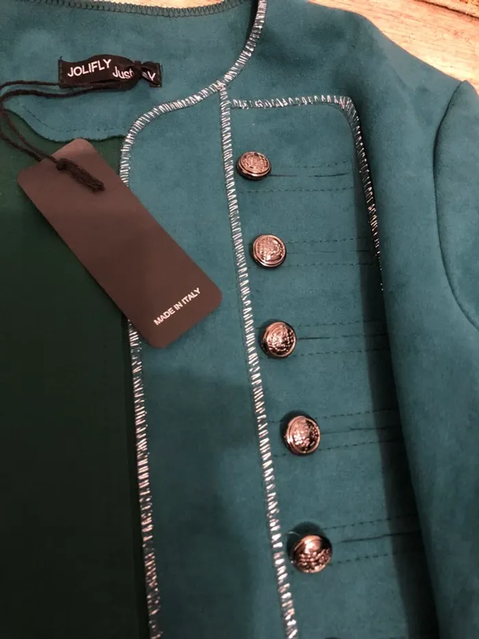 Veste vert canard Jolifly mad in Italie 🇮🇹 - photo numéro 5