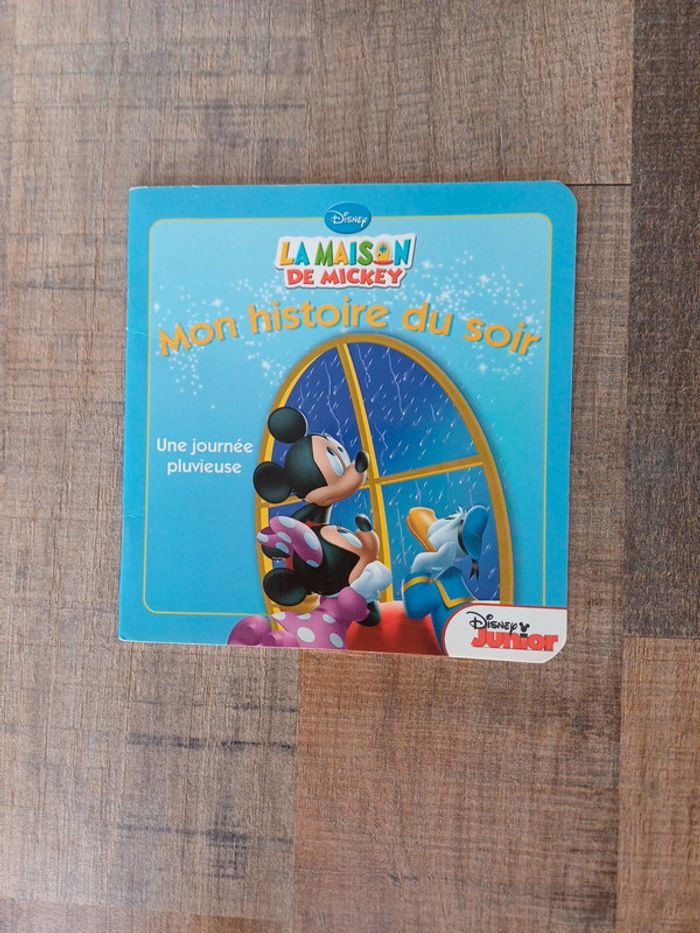 Livre Disney mon histoire du soir la maison de mickey une journée pluvieuse