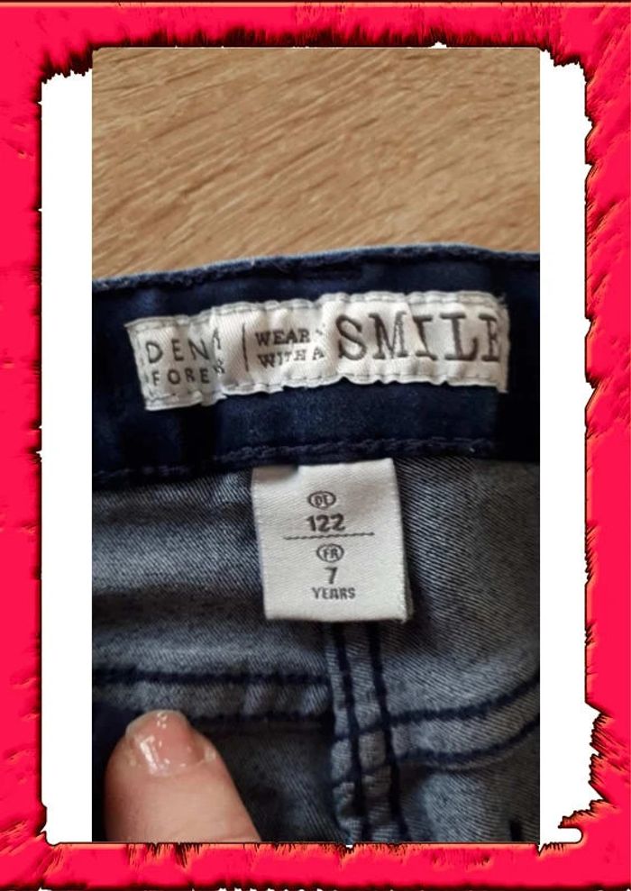 Jeans skinny taille ajustable 7 ans effet usé - photo numéro 4