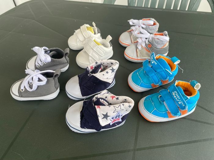 Lot de 5 paires de chaussures bébé 0 à 3 mois - photo numéro 4