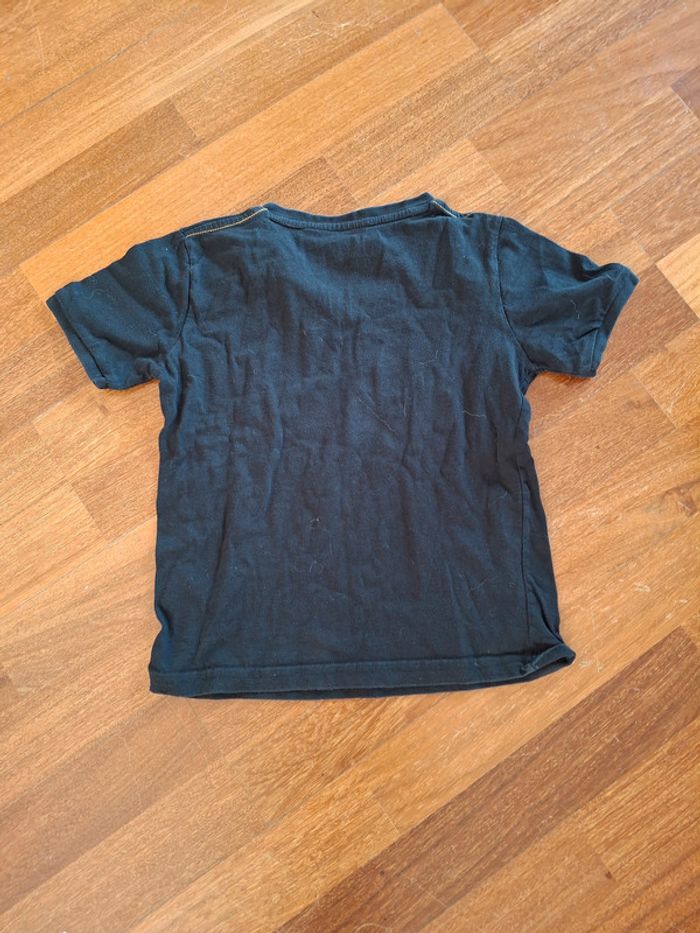 t-shirt noir taille 10 ans marque RG 512, en très bon état - photo numéro 3