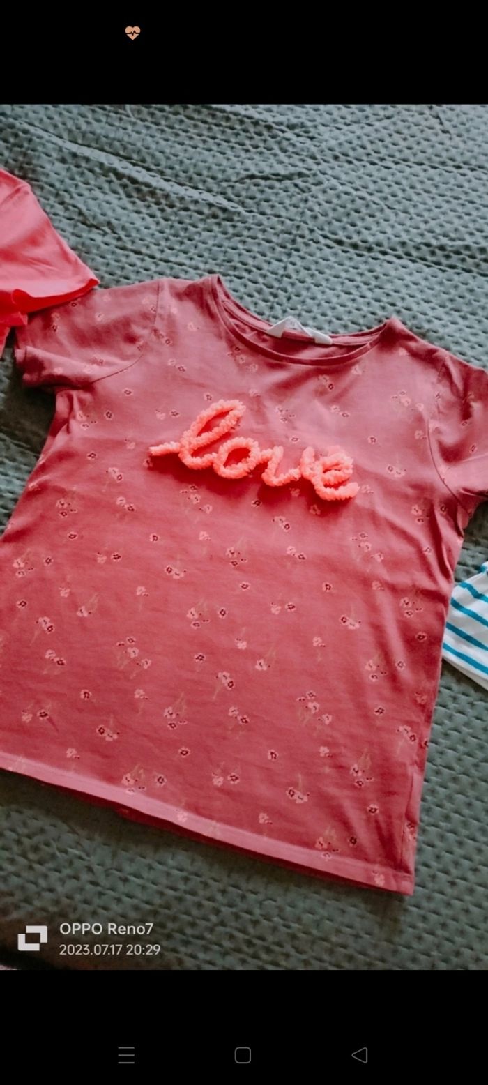 Lot vêtements fille taille 8 ans