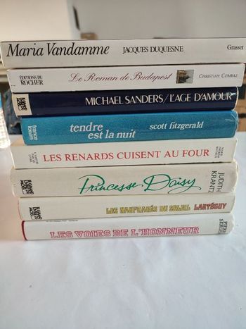 Lot de livres romans