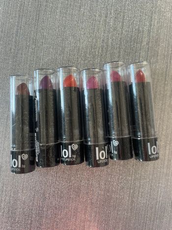 Lot de 6 rouges à lèvres