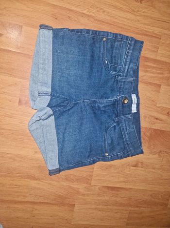 Short en jeans fille