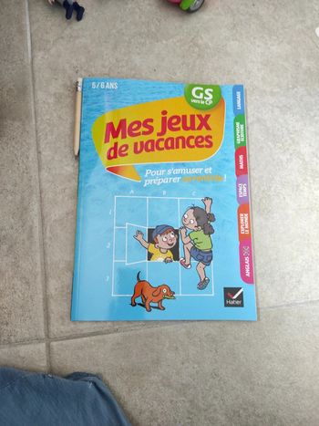 Mes jeux de vacances grande section vers le cp. Hatier