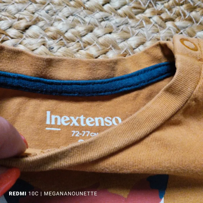 🧡 Ensemble Bébé 9-12 Mois – Jogging & T-shirt Renard 🐾 Kiabi & In Extenso – Très Bon État - photo numéro 2