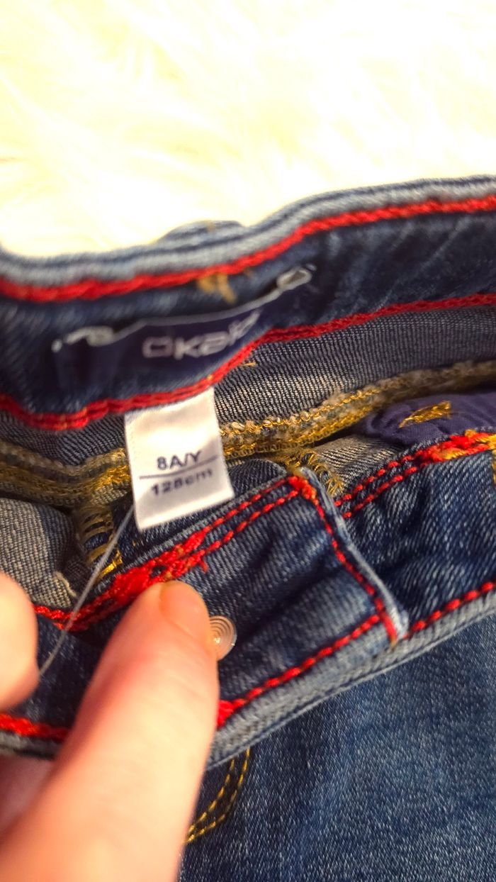 (Neuve non portée) jupe en jeans 8ans Fille - photo numéro 6