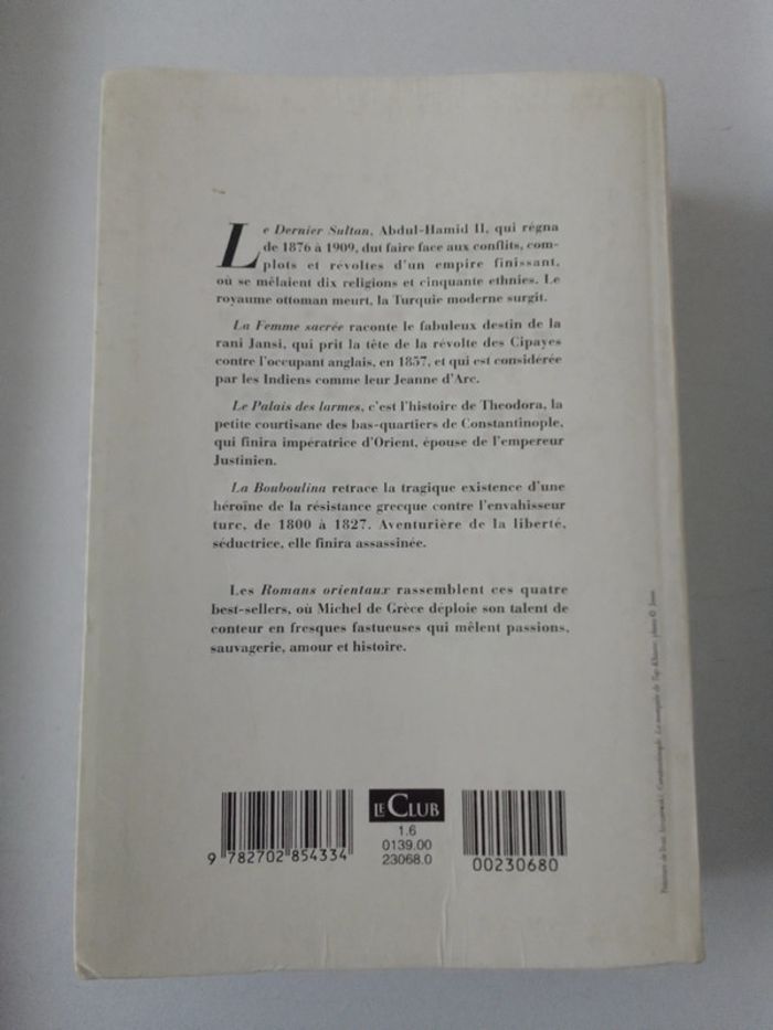 Michel de Grèce - Romans orientaux - photo numéro 2