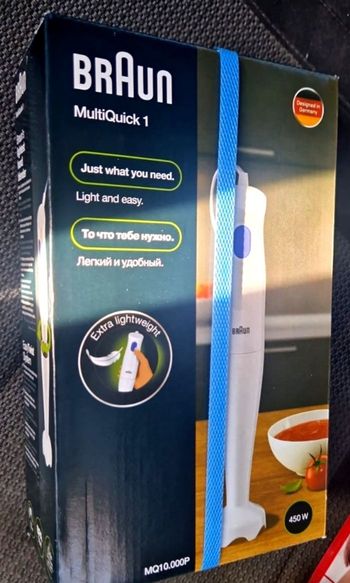 Mixer plongeant braun lumineux