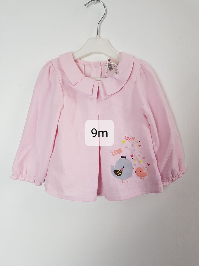 Blouse rose Orchestra 9 mois