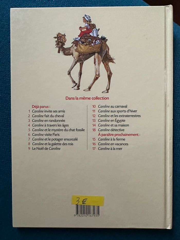 Livre bd album Caroline en Égypte Pierre Probst vintage Hachette Jeunesse - photo numéro 2
