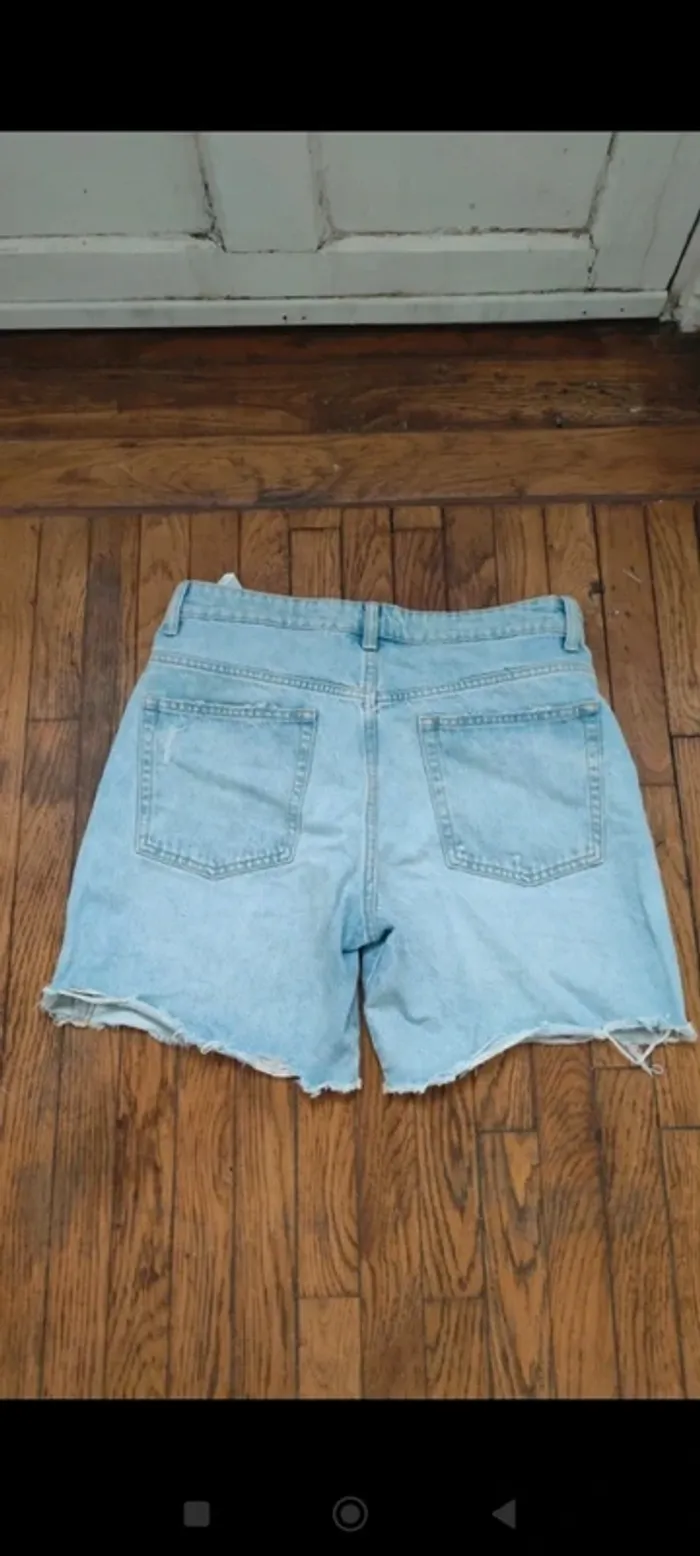 Shorts en jean taille L 40 Zara - photo numéro 2