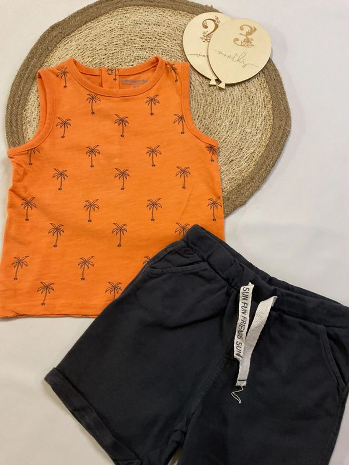 Ensemble débardeur short garçon - photo numéro 3