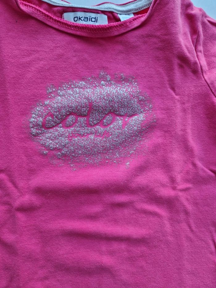 Tee-shirts manches longues okaïdi 5 ans - photo numéro 2