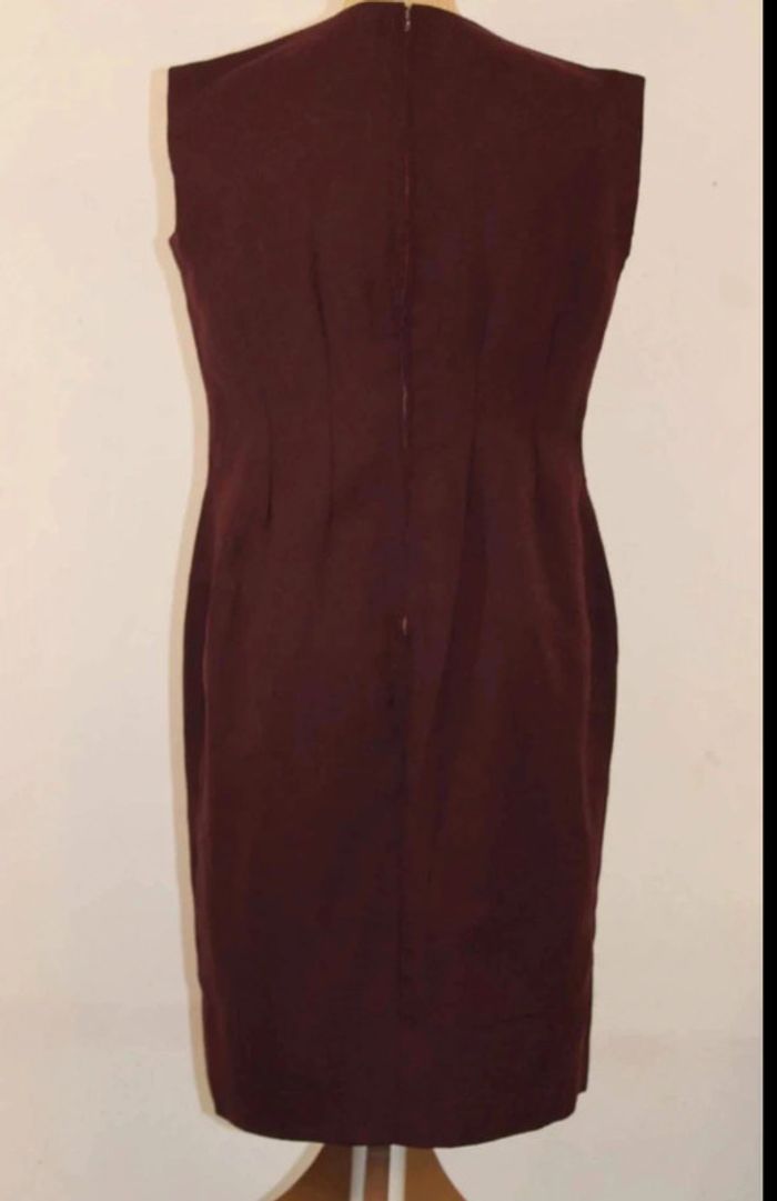 Robe - Lie de vin - Fait main - 44/46 - photo numéro 7