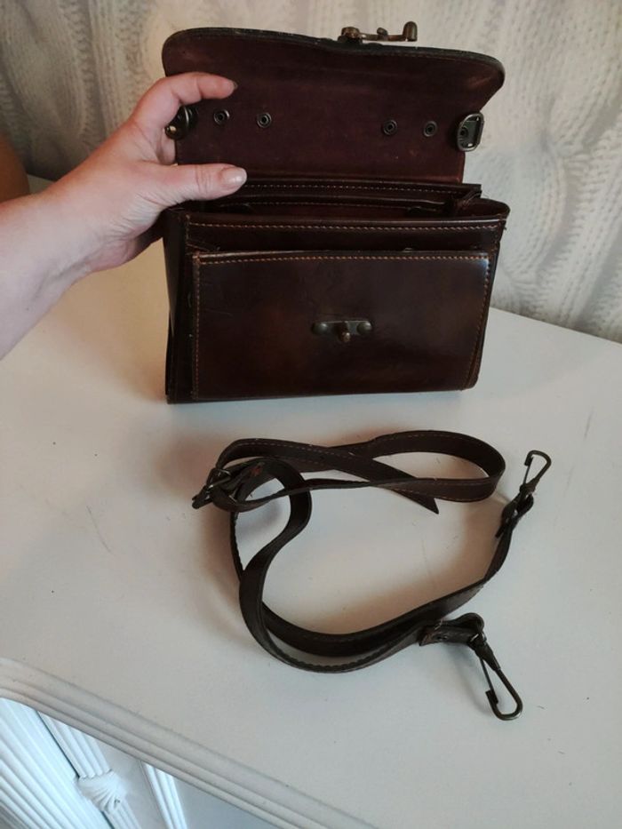 Sac cartable vintage - photo numéro 4
