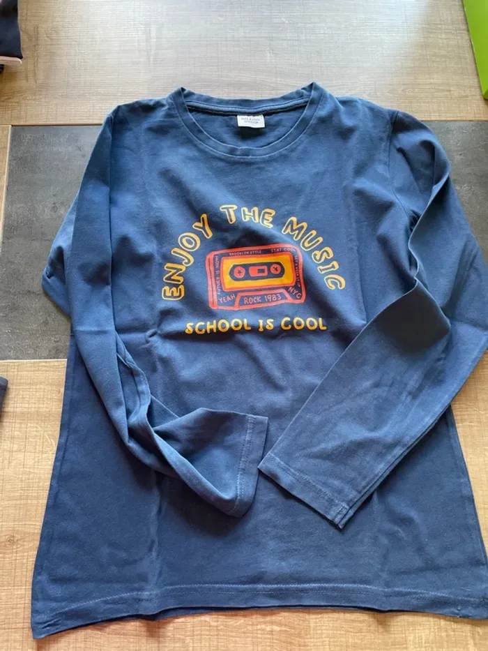 Lot 4 tee-shirts manches longues 12 ans - photo numéro 2