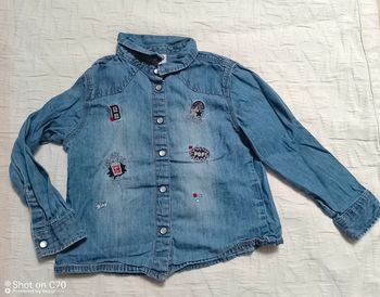 Tape a l oeil chemise jean légère Tao