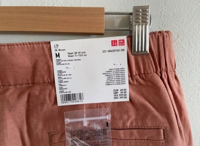 Pantalon en lin Uniqlo - photo numéro 4