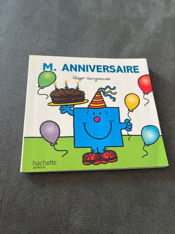 Livre monsieur madame m anniversaire