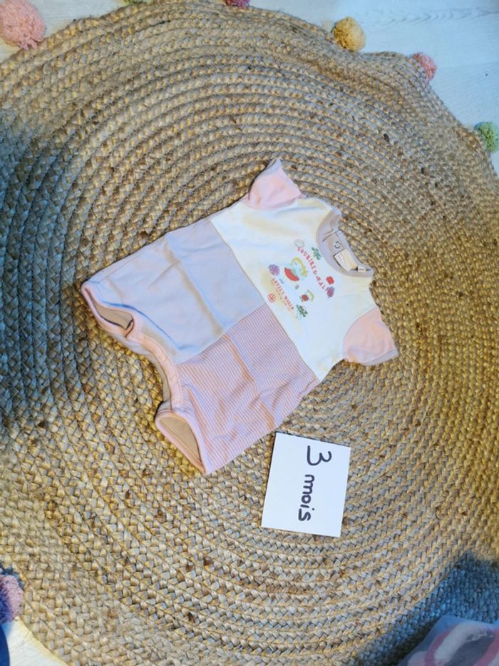 Combinaison short 3 mois