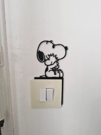 Snoopy déco interrupteur